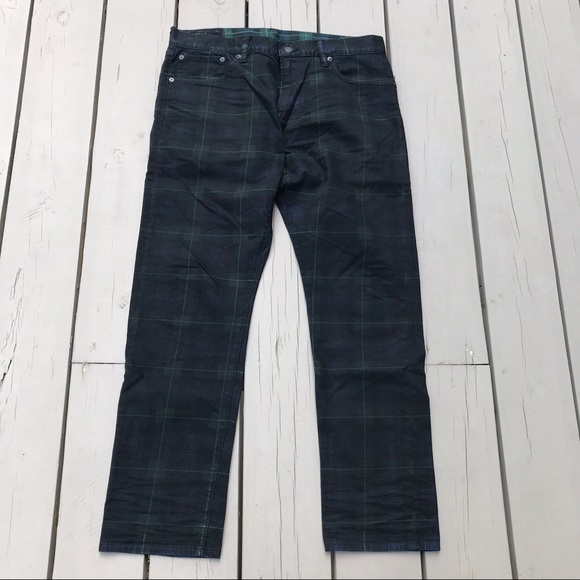 ralph lauren tartan jeans